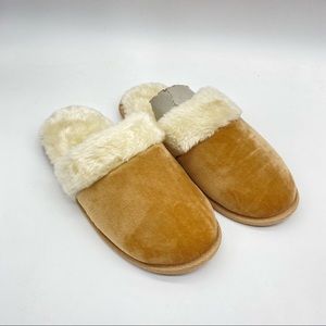 Charter Club Memory Foam Faux Fur Slippers S (5:6)